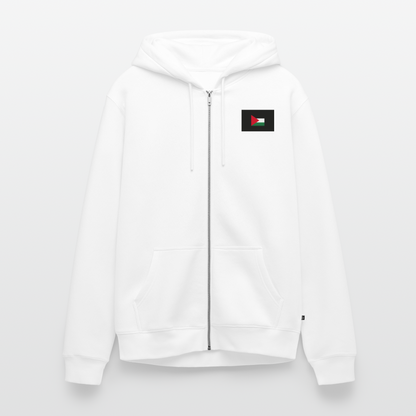 Veste à capuche Premium Homme Palestine - blanc