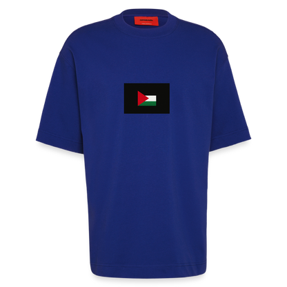 T-shirt bio épais oversize fabriqué en UE palestine - Iconic Blue