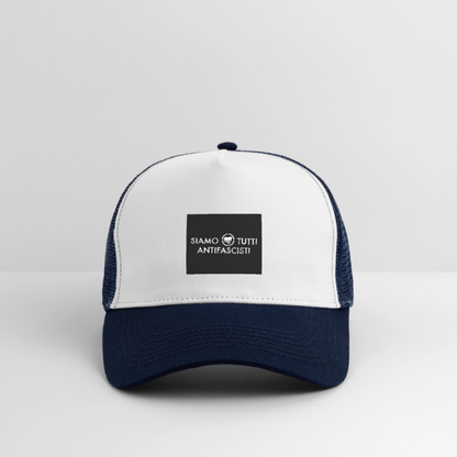Trucker Cap - blanc/marine
