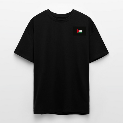 T-shirt oversize épais - noir