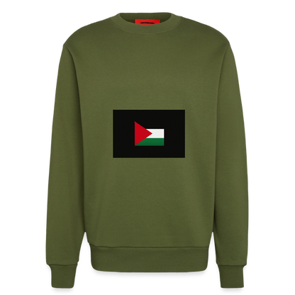 Sweat bio décontracté fabriqué en UE palestine - MOSS GREEN