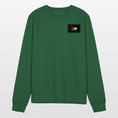 Sweat-shirt Unisex Palestine - vert foncé