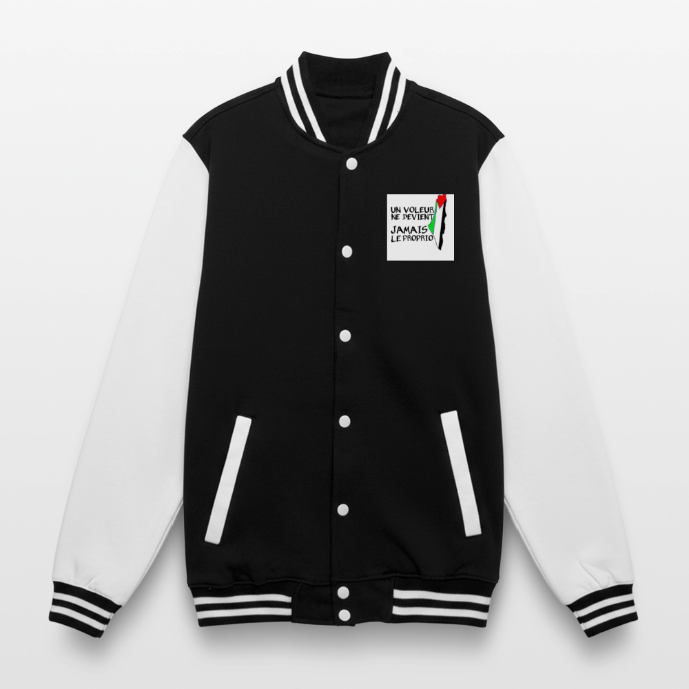 Veste Teddy🇵🇸🇵🇸 - noir/blanc