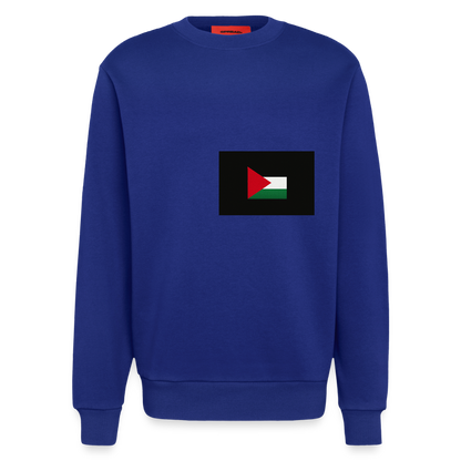 Sweat bio épais oversize fabriqué en UE palestine - Iconic Blue