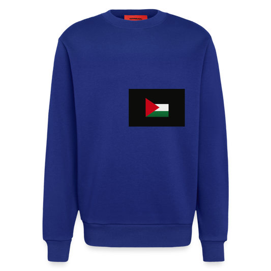 Sweat bio épais oversize fabriqué en UE palestine - Iconic Blue