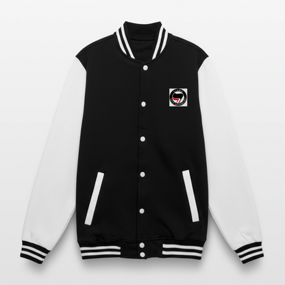 Veste Teddy - noir/blanc