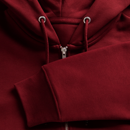 Veste à capuche bio CULTIVATOR Stanley/Stella Unisexe Palestine - bordeaux