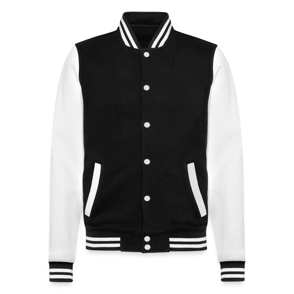 Veste Teddy - noir/blanc