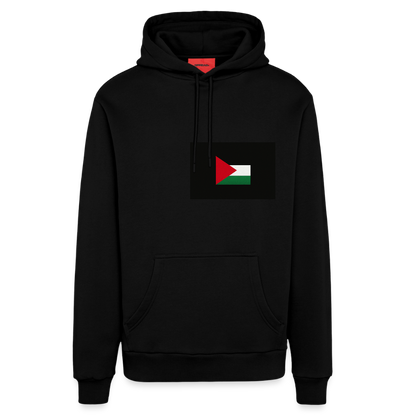 Sweat à capuche bio décontracté fabriqué en UE palestine - SOLID BLACK