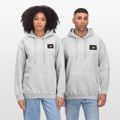 Sweat à capuche Softstyle® Gildan Unisexe Palestine - gris clair chiné
