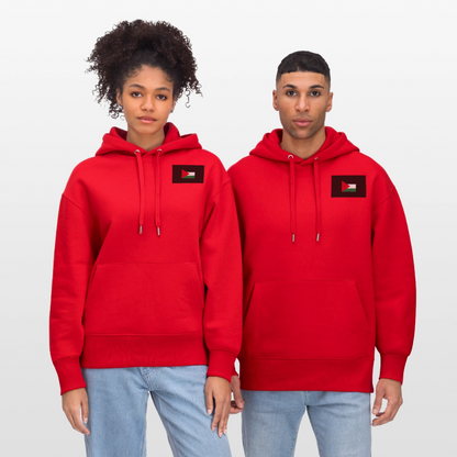 Sweat à capuche bio SLAMMER Stanley/Stella Unisexe Palestine - rouge