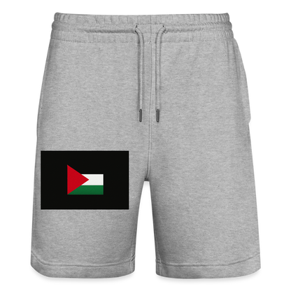 Short de jogging bio TRAINER Stanley/Stella unisexe Palestine - gris chiné