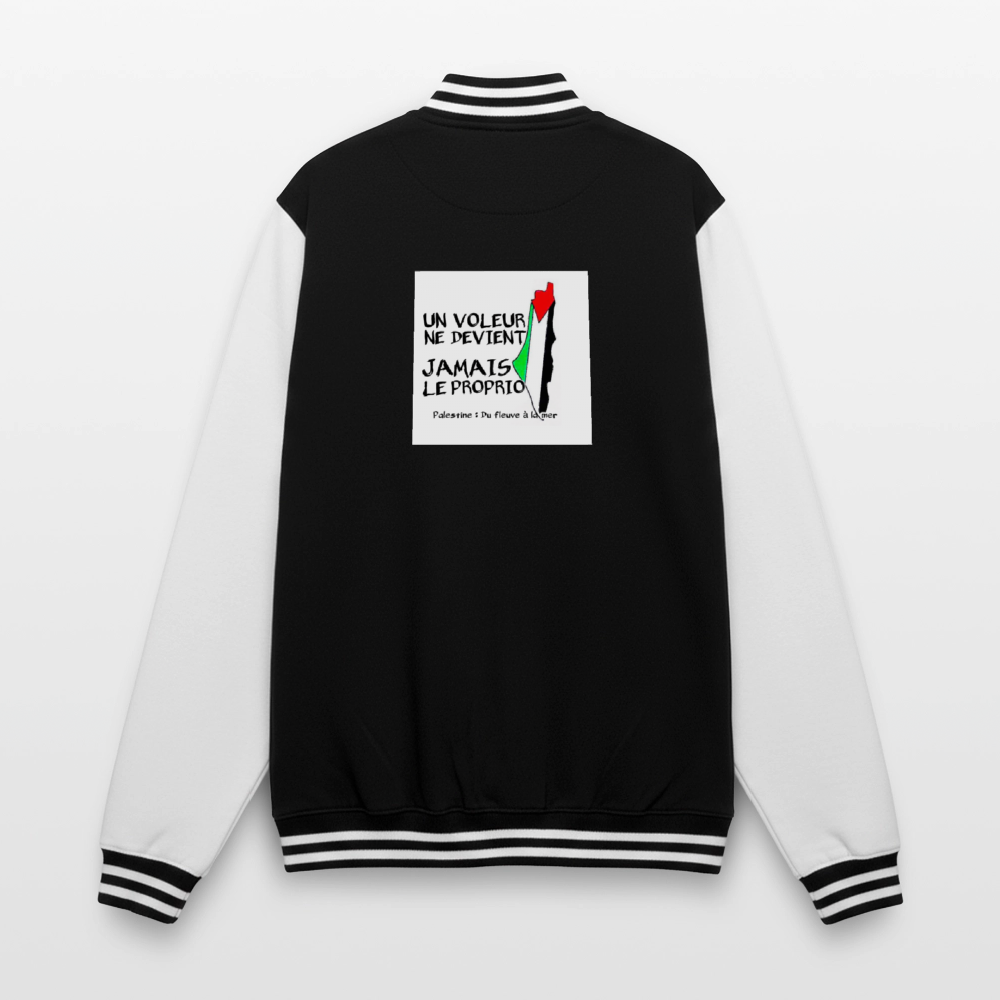 Veste Teddy🇵🇸 - noir/blanc