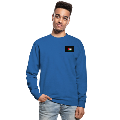 Sweat-shirt Unisex Palestine - bleu royal
