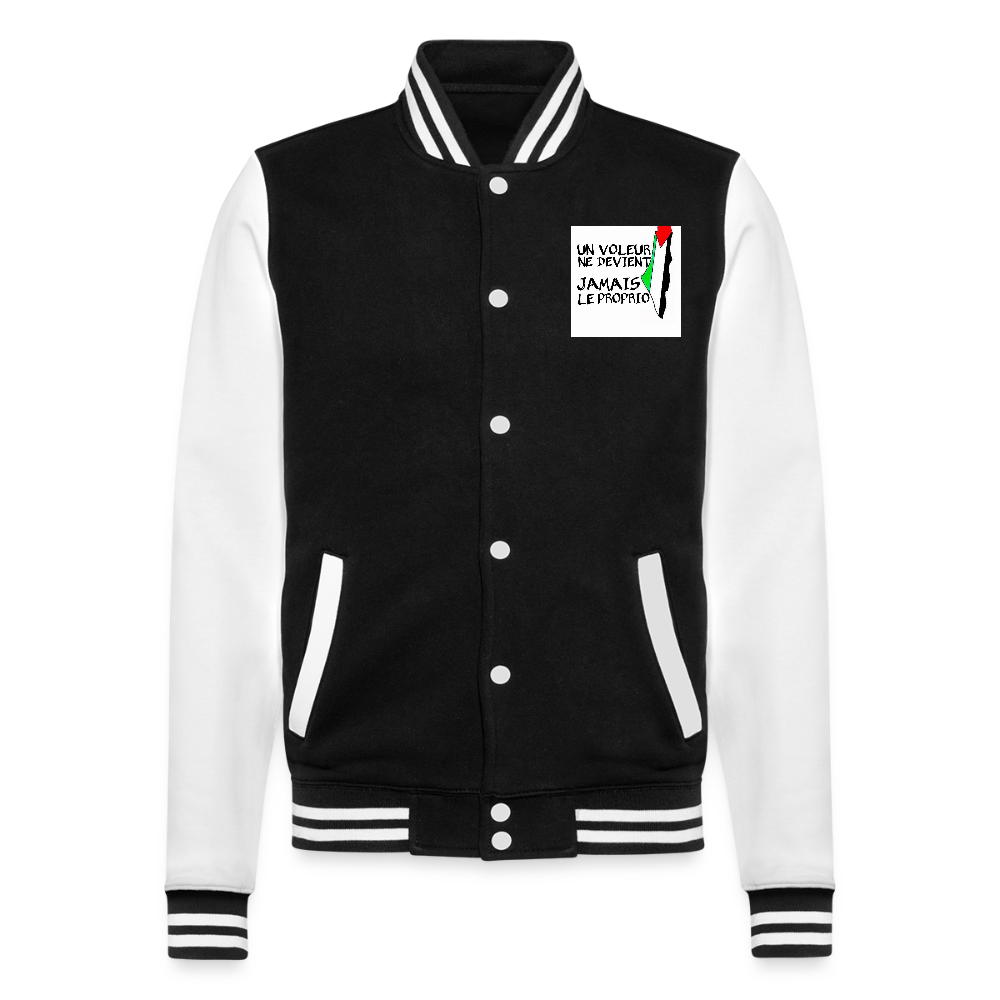 Veste Teddy🇵🇸🇵🇸 - noir/blanc