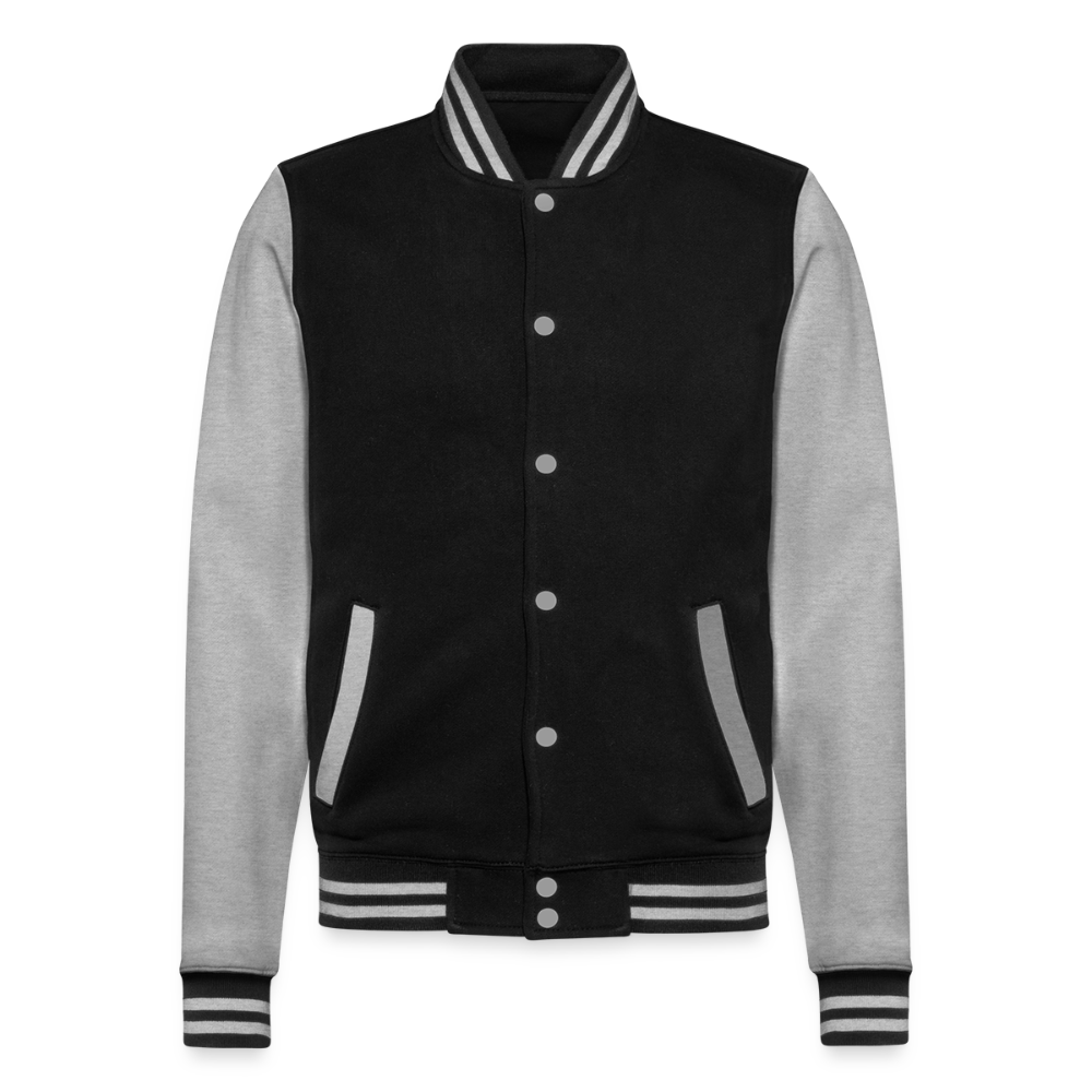 Veste Teddy - noir/gris chiné