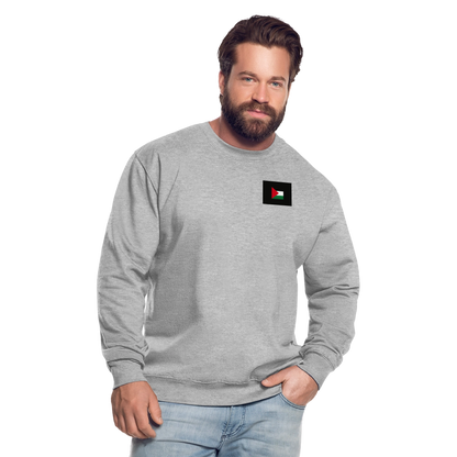 Sweat-shirt Unisex Palestine - gris chiné