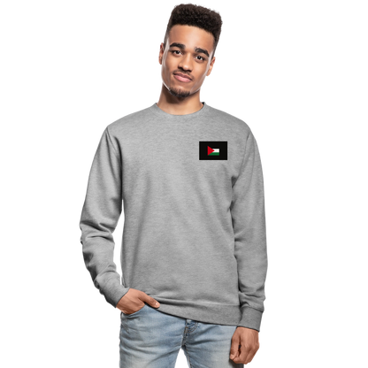 Sweat-shirt Unisex Palestine - gris chiné