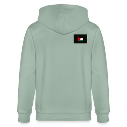 Veste à capuche bio CULTIVATOR Stanley/Stella Unisexe Palestine - vert de gris clair