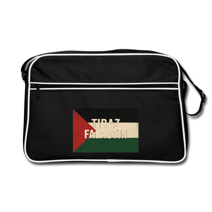 Sac Retro Palestine - noir/blanc