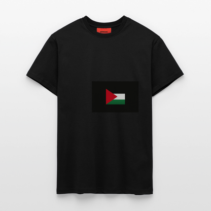 T-shirt bio décontracté fabriqué en UE palestine - SOLID BLACK