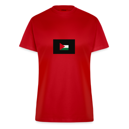 T-shirt bio slim fit fabriqué en UE palestine - rouge
