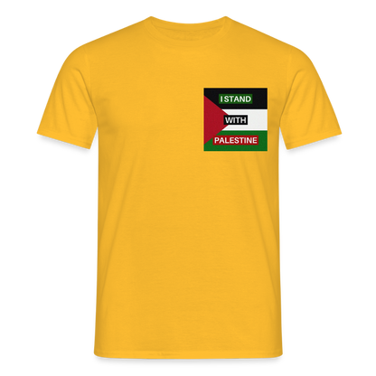 Men's T-Shirt Palestine - yellow