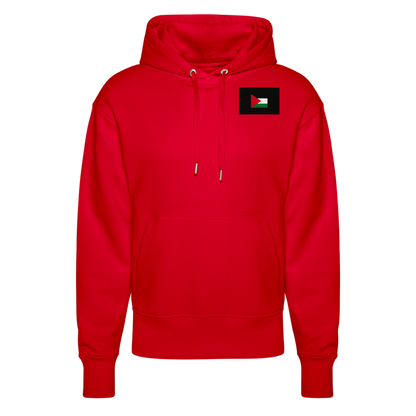 Sweat à capuche bio SLAMMER Stanley/Stella Unisexe Palestine - rouge