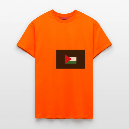 T-shirt bio décontracté fabriqué en UE palestine - SUNSET ORANGE