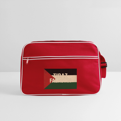 Sac Retro Palestine - rouge/blanc