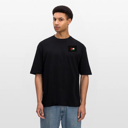 T-shirt oversize unisexe Palestine - noir