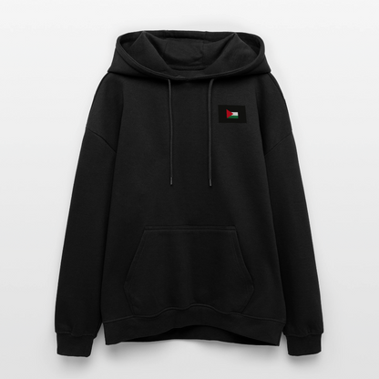 Sweat à capuche oversize unisexe Palestine - noir