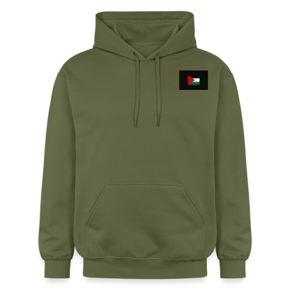 Sweat à capuche Softstyle® Gildan Unisexe Palestine - vert militaire