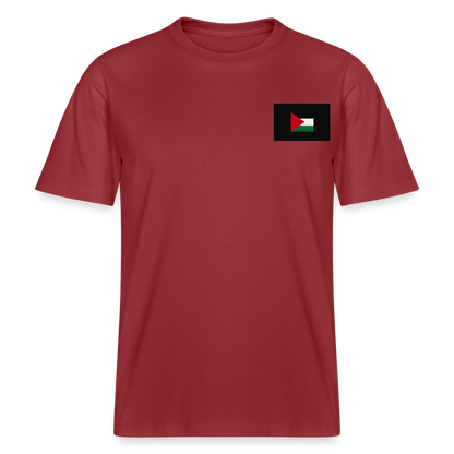 T-shirt bio décontracté SPARKER Stanley/Stella Unisexe Palestine - rouge terre