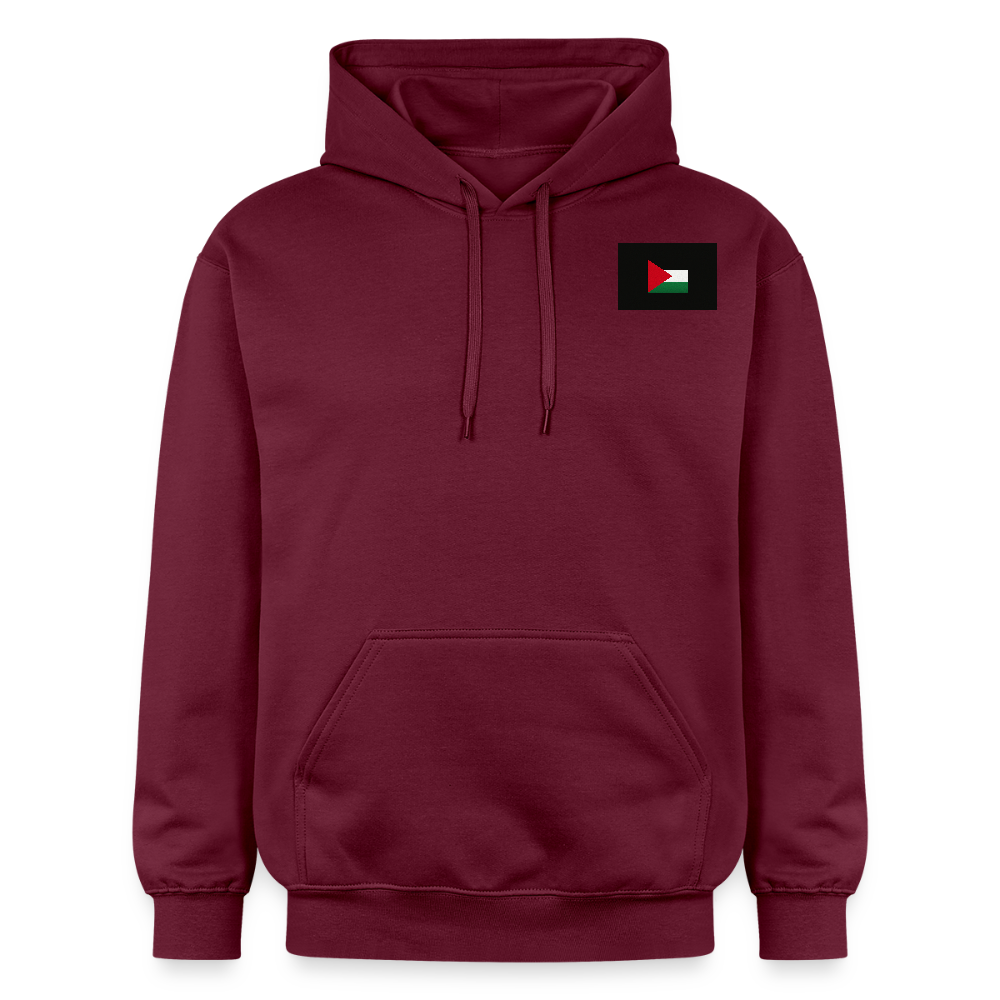 Sweat à capuche Softstyle® Gildan Unisexe Palestine - maroon