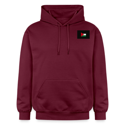 Sweat à capuche Softstyle® Gildan Unisexe Palestine - maroon