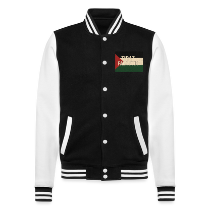 Veste Teddy de sport Palestine - noir/blanc
