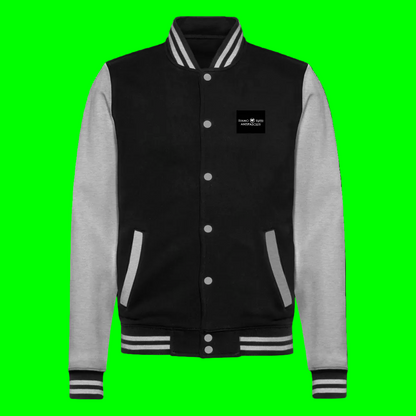 Veste Teddy - noir/gris chiné