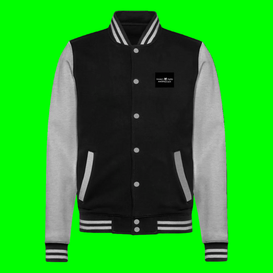 Veste Teddy - noir/gris chiné