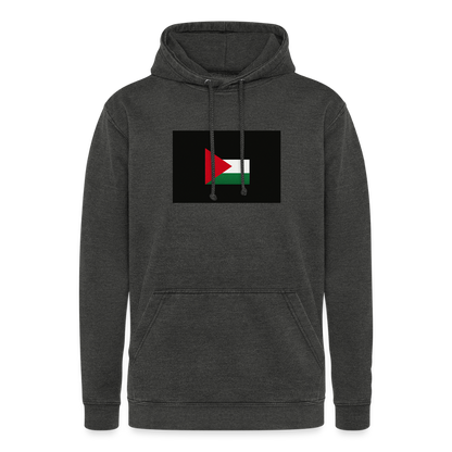 Sweat-shirt à capuche vintage unisexe Palestine - noir vintage