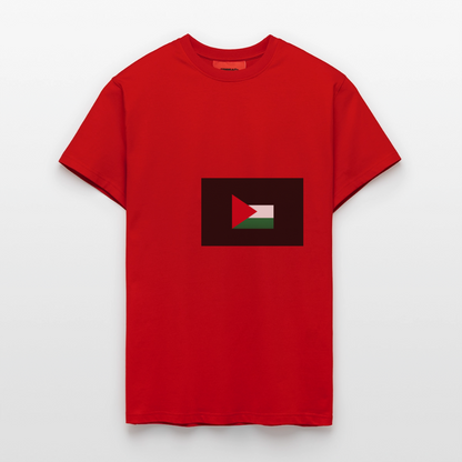 T-shirt bio décontracté fabriqué en UE palestine - rouge