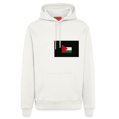 Sweat à capuche bio décontracté fabriqué en UE palestine - OFF WHITE