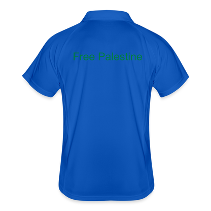 Men's Polo breathable Palestine - royal/navy