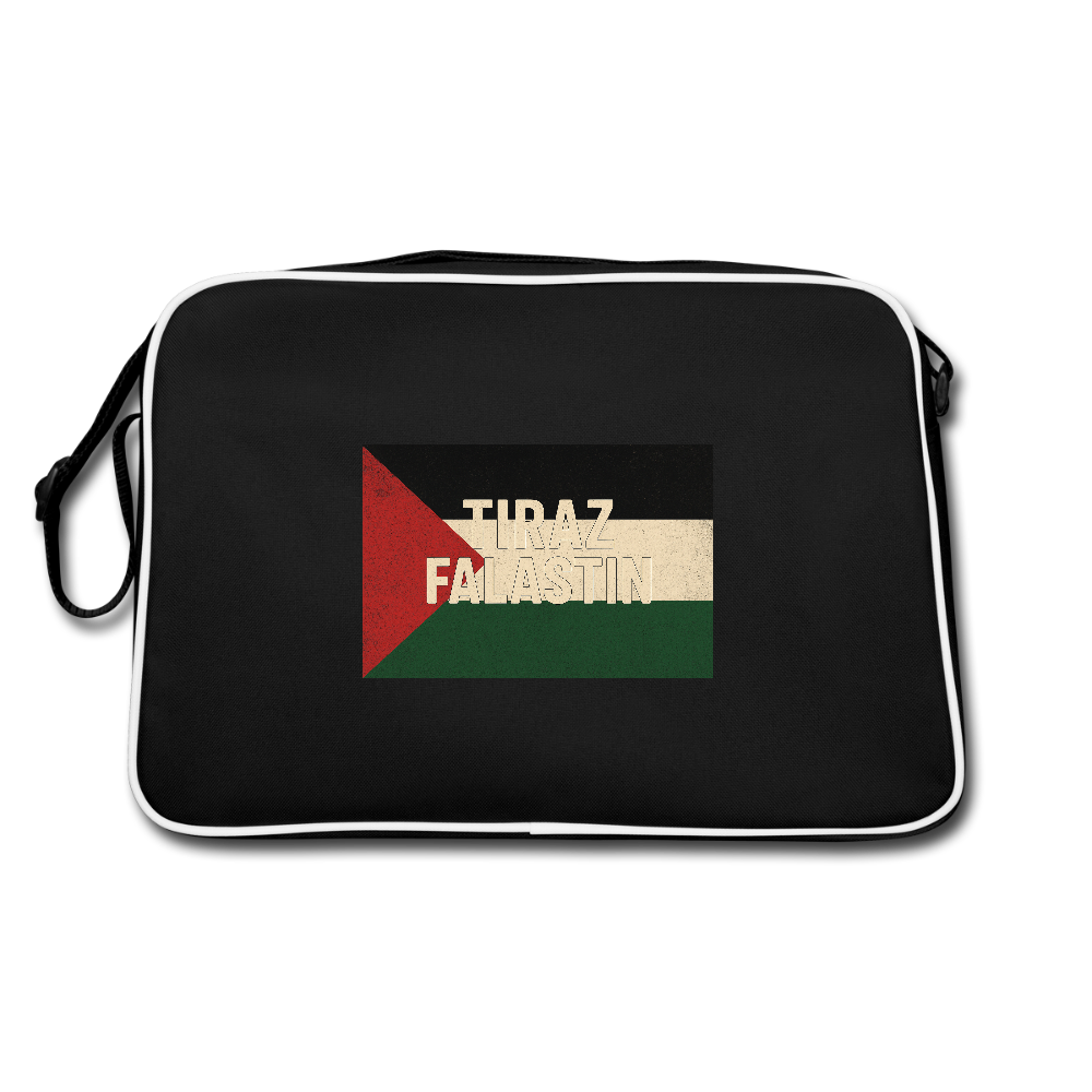 Sac Retro Palestine - noir/blanc