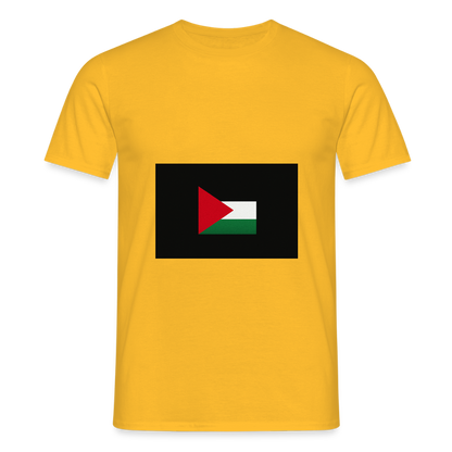 T-shirt Homme Palestine - jaune