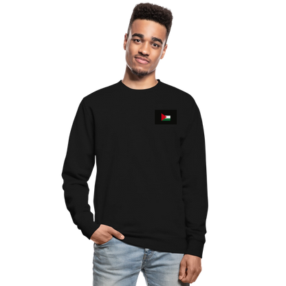 Sweat-shirt Unisex Palestine - noir