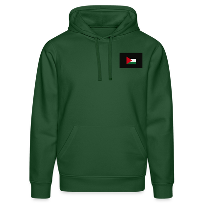 Sweat à capuche bio DRUMMER Stanley/Stella Unisexe Palestine - vert bouteille