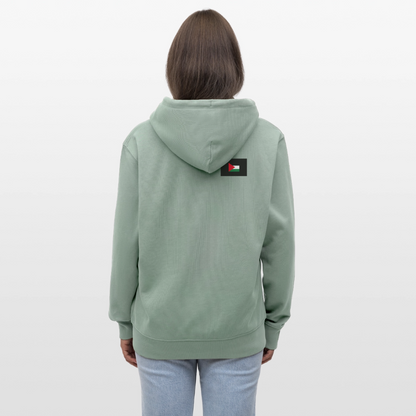 Veste à capuche bio CULTIVATOR Stanley/Stella Unisexe Palestine - vert de gris clair
