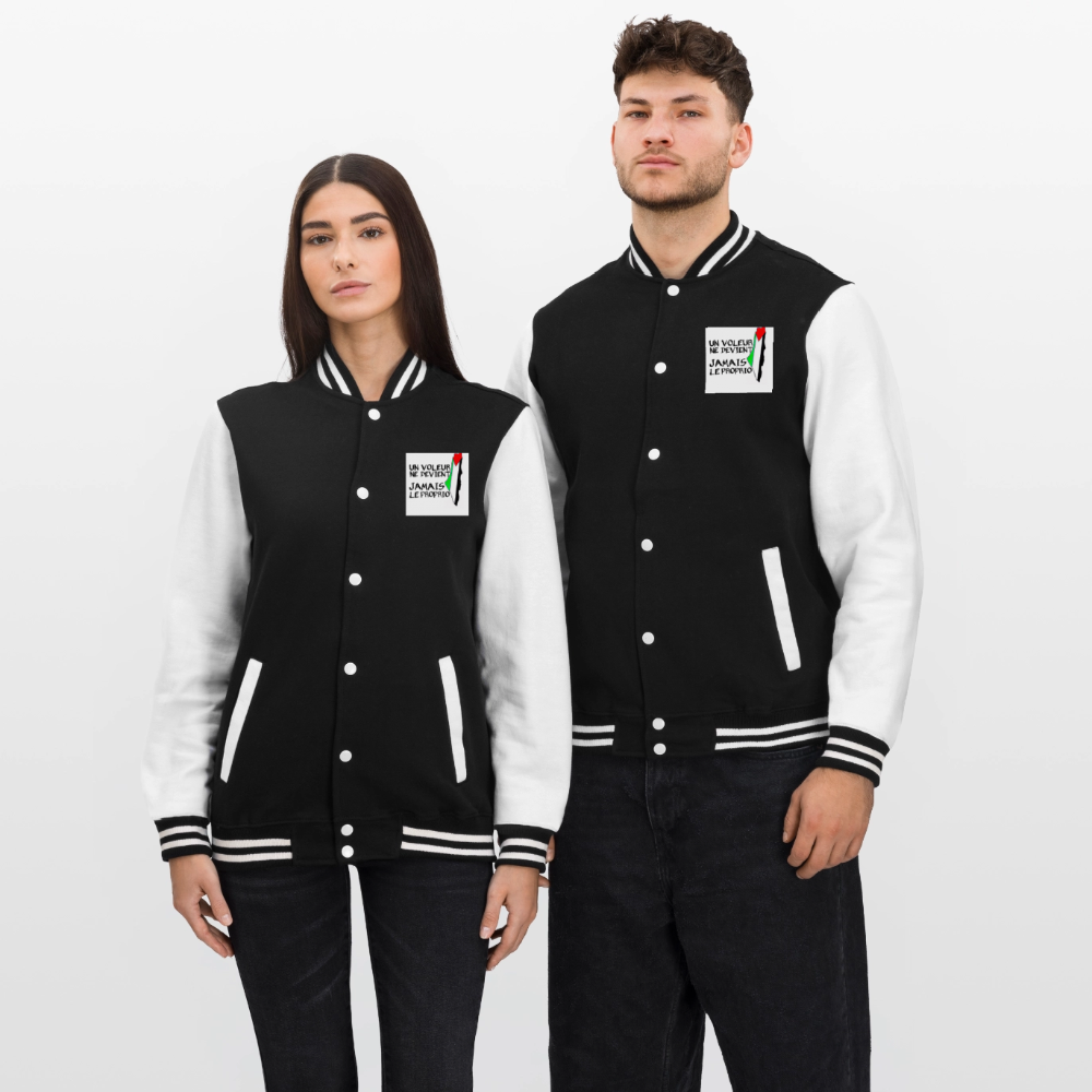 Veste Teddy🇵🇸🇵🇸 - noir/blanc