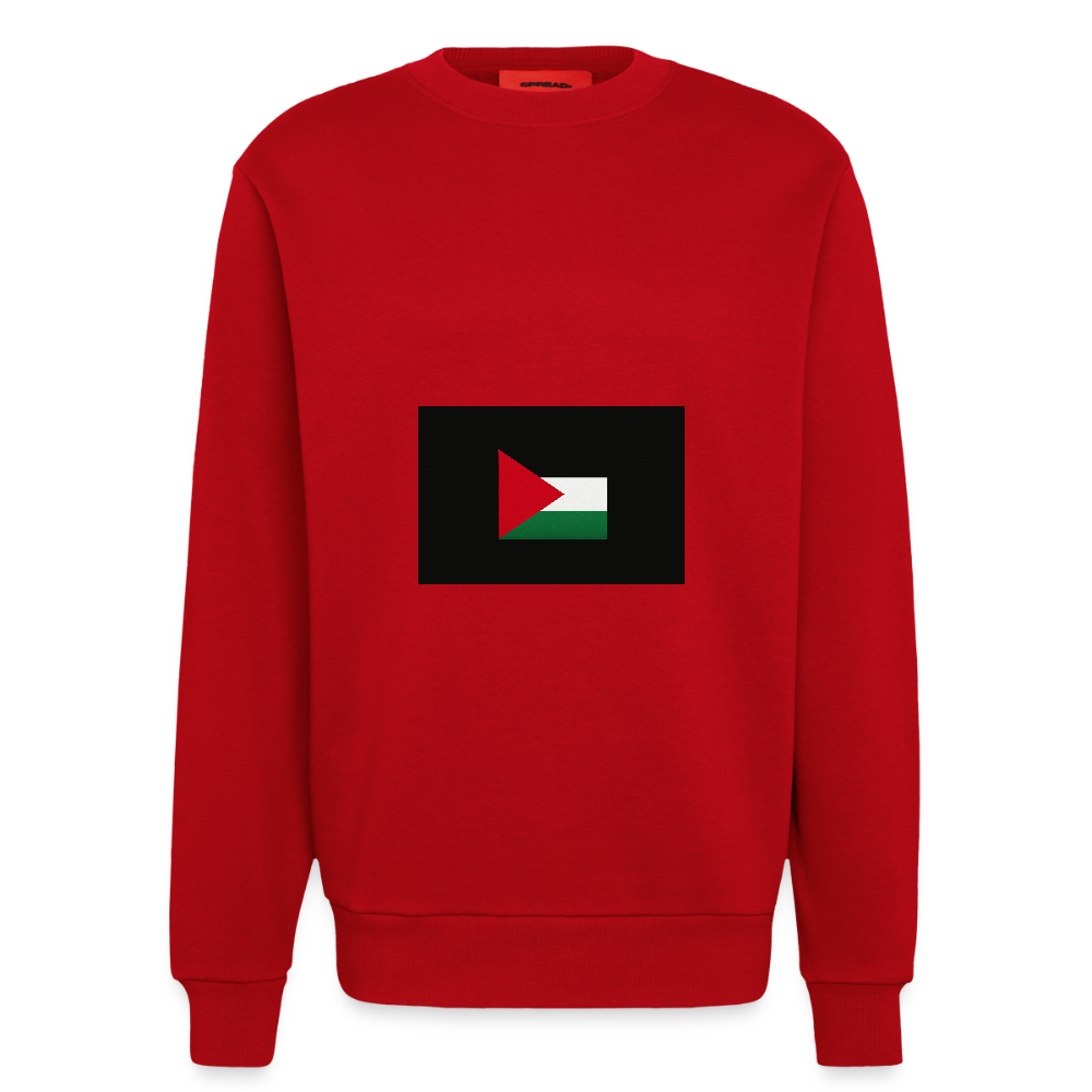 Sweat bio décontracté fabriqué en UE palestine - rouge